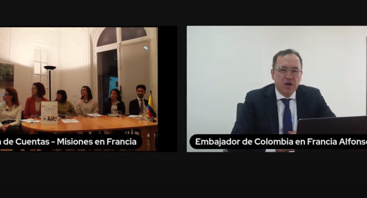 Así rendimos cuentas la Embajada de Colombia en Francia, las Misiones Permanentes de Colombia ante la UNESCO y la OCDE y el Consulado General de Colombia en París