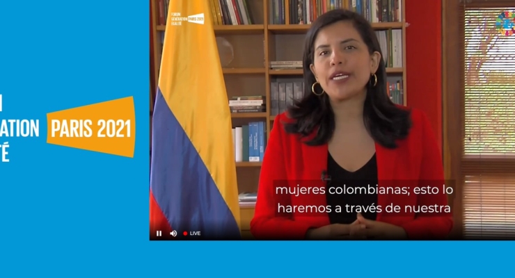 Colombia participa en el Foro de Generación Igualdad convocada por ONU Mujeres que se realiza en París