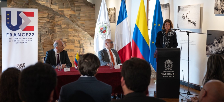 “Francia ha sido un gran aliado para Colombia en el objetivo de lograr una presencia integral del Estado en todo el territorio”: Vicepresidente y Canciller en la clausura de la Cátedra Francia