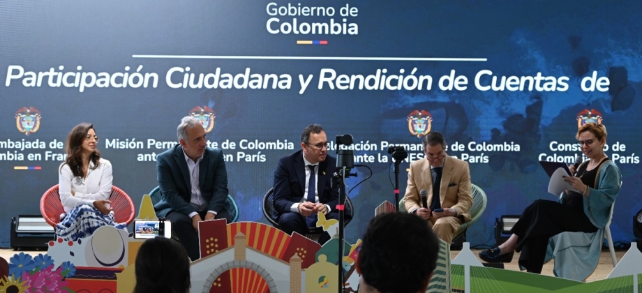 Rendición de cuentas en Casa Colombia: un año de logros y cooperación entre Colombia y Francia 