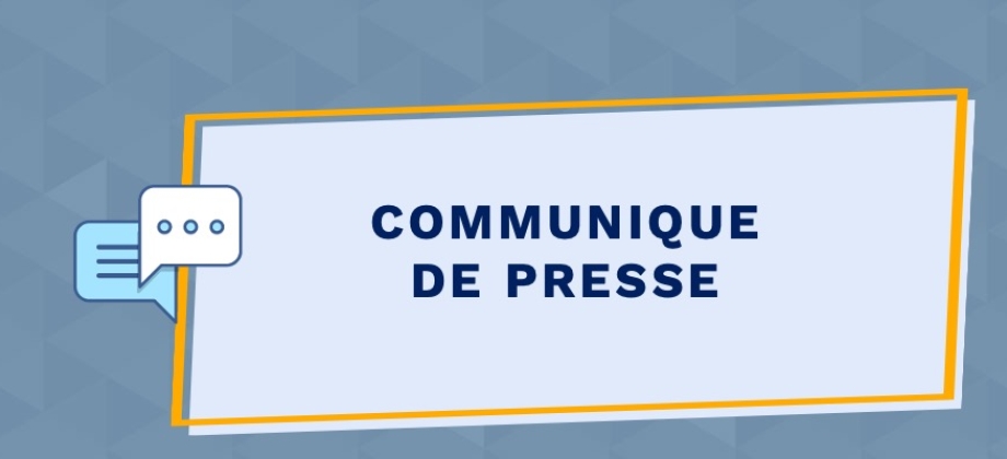 Communique de presse