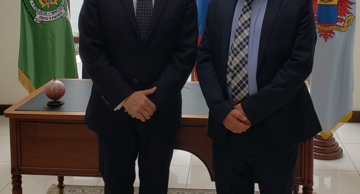 El Embajador de Francia en Guatemala realizó visita de cortesía al Embajador de Colombia en el país
