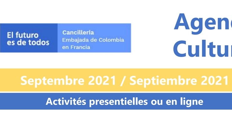 La Embajada de Colombia en Francia publica la Agenda cultural de septiembre 