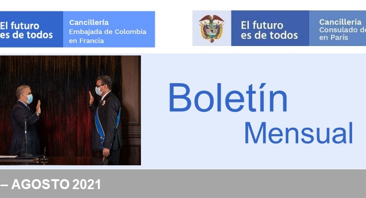 La Embajada de Colombia en Francia publica su boletín de agosto 